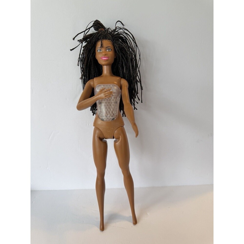 Black Braids Barbie Doll Lighted Singing African American Long Hair For OOAK